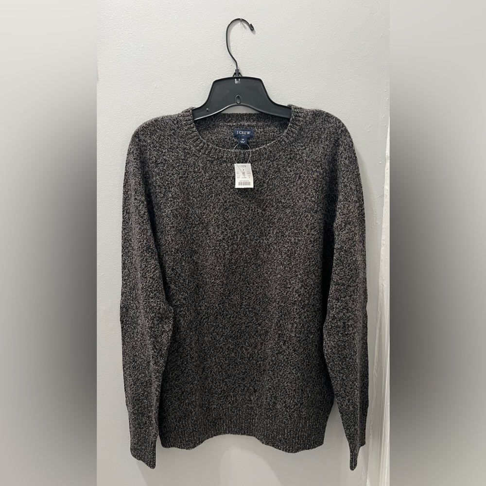 New Men’s J. Crew Gray Classic Knit Crewneck Sweater
